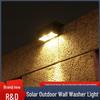Waterproof Solar Wall Lamp for Outdoor Stairs, Garden, Courtyard, and Fence