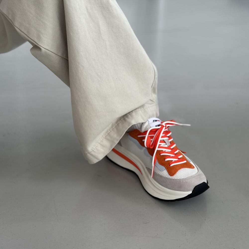 Fly New York Oversol Patchwork 2 Women'S Sneakers Orange Nysw800Or