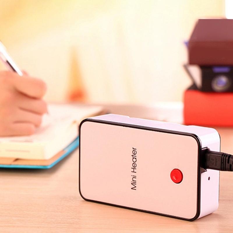 Mini Stufetta Elettrica Portatile Piccola Scaldamani da Tavolo Casa Ufficio Inverno Riscaldamento Rapido Soffiatore Aria Calda