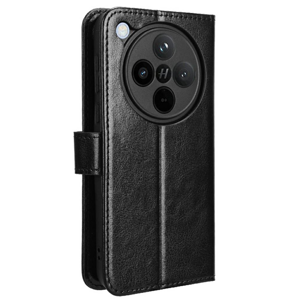 Dla Oppo Find X8 5G Etui Tekstura Crazy Horse PU Skóra Pokrowiec Portfel na Telefon