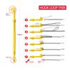 Manual Tool Fishing Hook Tier with Two Fishing Knot Tool Single and Double Hook Fishing Tier Tackle Accessory Knot Tying Tool