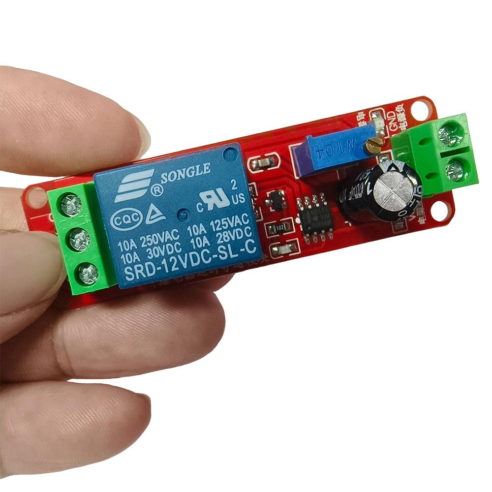 NE555 DK555 Timer Switch Adjustable Disconnect Module DC12V Time delay relay Module DC 12V Delay relay shield 0~10S