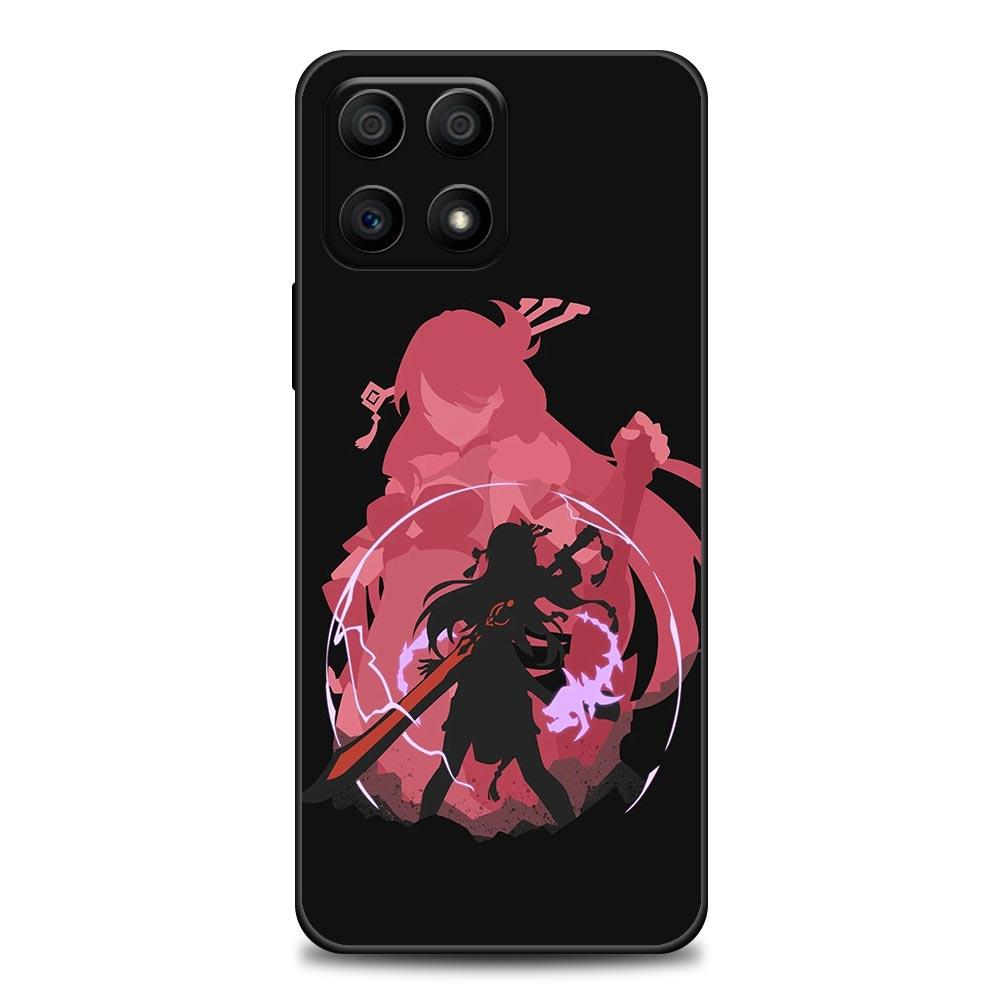 Genshin Impact Anime Spiel Handyhülle Für Honor 50 30 10 Lite 30i 20 20e 9A 9C 9X Pro 8X Nava 8i 9 Y60 Hülle Weiche Silikonhüllen