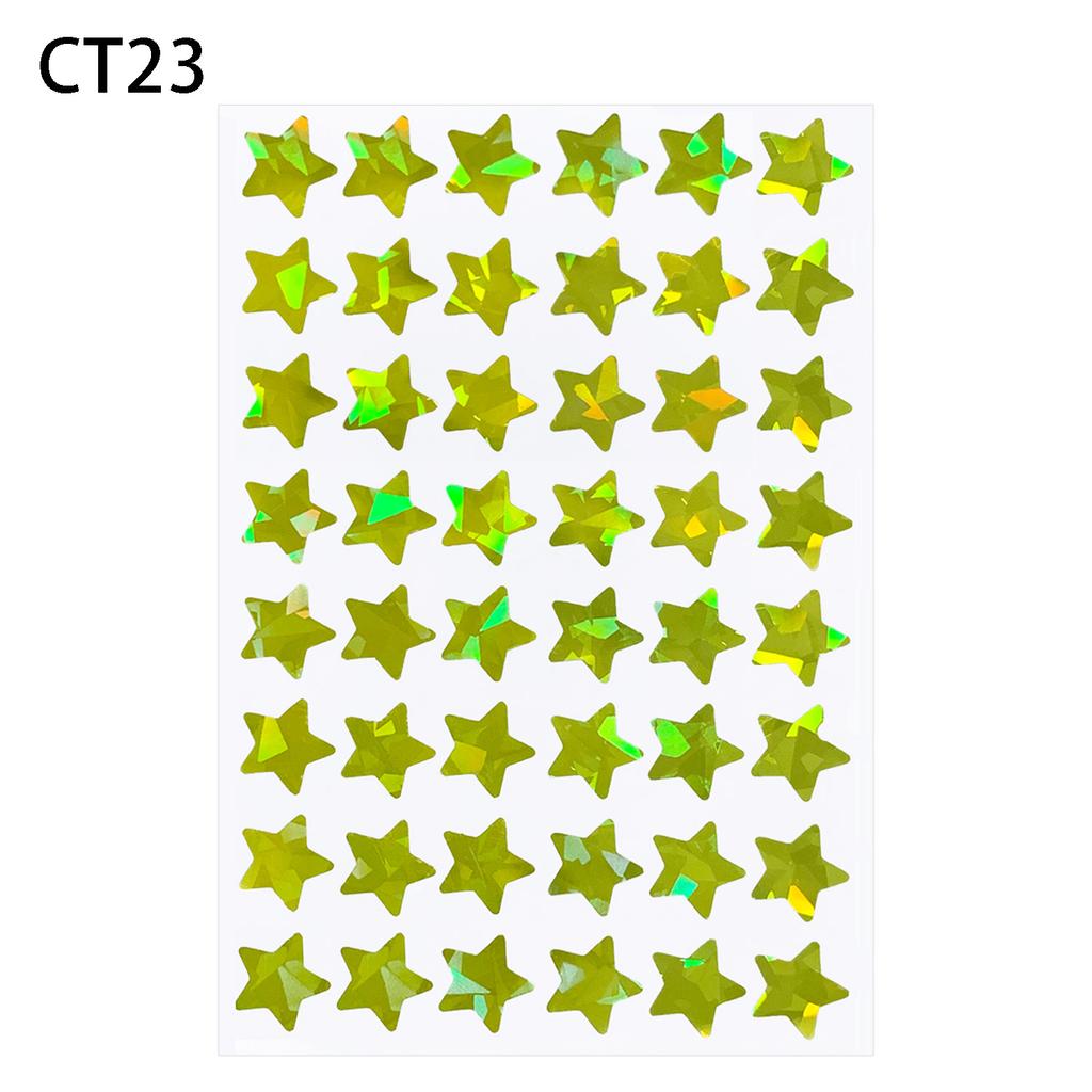 10 Blatt Mini-Aufkleber für Kindergarten-Auszeichnungen, Lehrer-Lob-Label, Auszeichnung, fünfzackiger Stern, Schulanfangs-Briefpapier