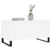 VidaXL Coffee Table White 90x44.5x45 Cm Engineered Wood 830980