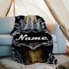 1PC Custom Name Royal Name outdooor Flannel blankets Throw Blanket All-Season Throw Gift Bedspread for Couch, Bed, Camping Holiday Birthda