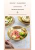 304 Stainless Steel Double Layer Heat-Insulated Ramen and Soup Bowl - Large Gold Noodle Mixing Bowl