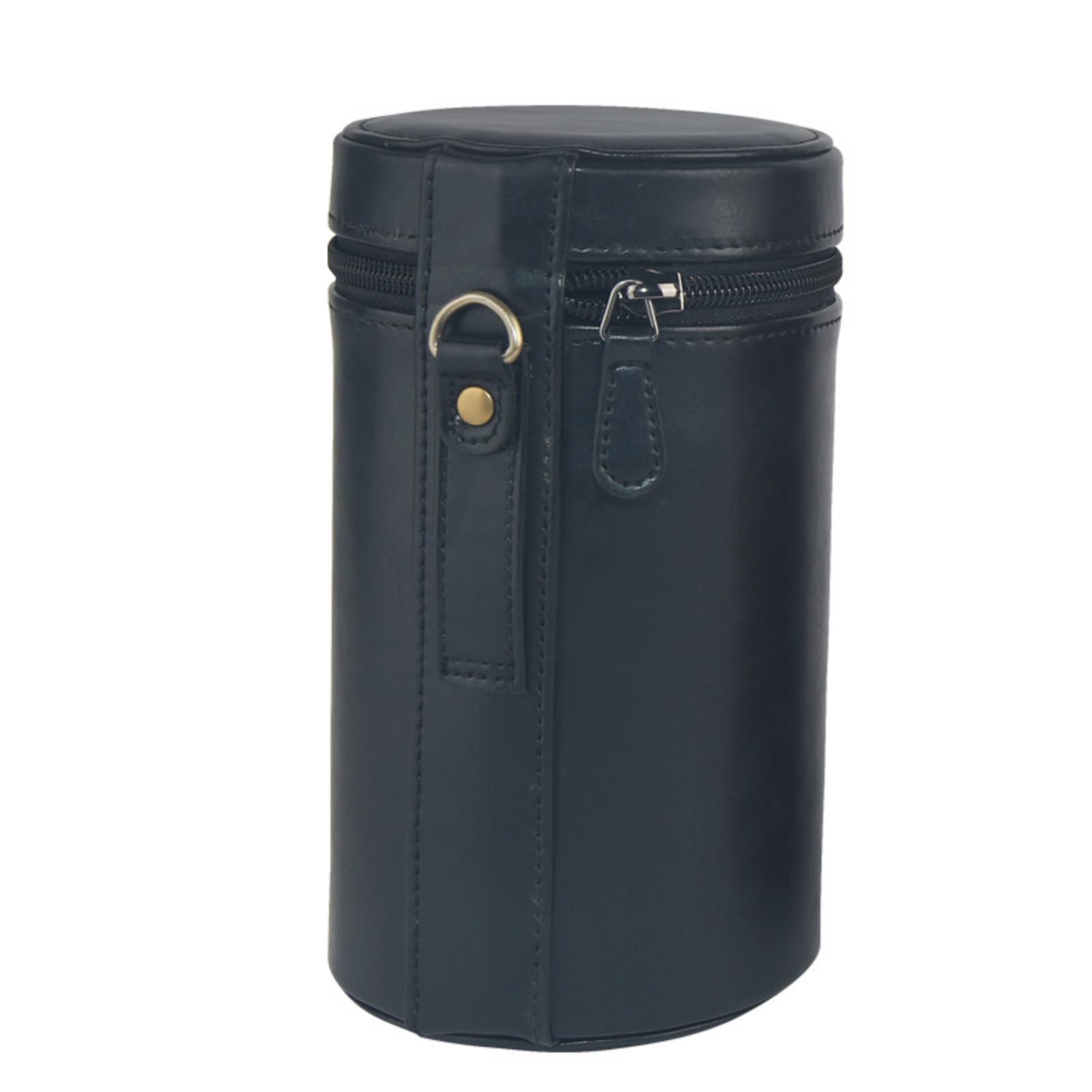 Ударопрочный чехол для объектива камеры, Сумка для хранения объективов камеры, Чехол для объектива, Чехол-чехол для объектива, Кейс для объектива камеры, Сумка для хранения объективов, Защитный чехол для объектива камеры One Size чёрный