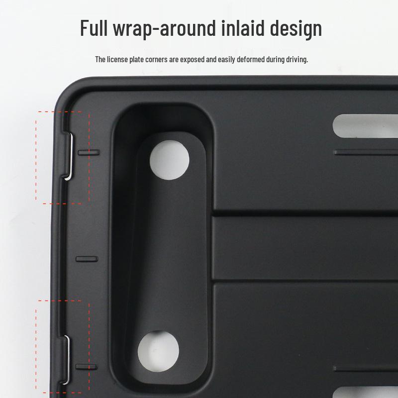 Tesla Model Y Full-Edge Floating License Plate Frame Accessories