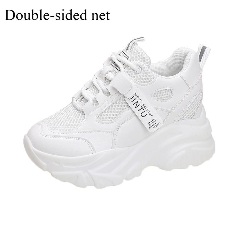 Thick-soled Dad Shoes for Women Summer Fashion Women's Shoes Lace-up Height-enhancing Sports Casual Shoes