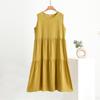 Jacquard Craft Cotton Silk Casual Women's Vest Dresses Dresses Thin Bottom Dresses Cotton Rayon Long Cake Dresses Beach Dresses