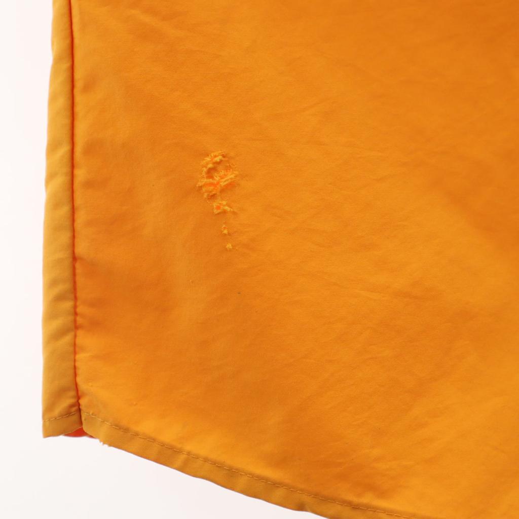 L.L.BEAN Short Sleeve Button-down Fishing Shirt XL Orange Outdoors Men's Used