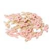 30pcs Ribbon Pendant Jewelry Making DIY Accessories for Necklace Bracelet Key Chain Pink