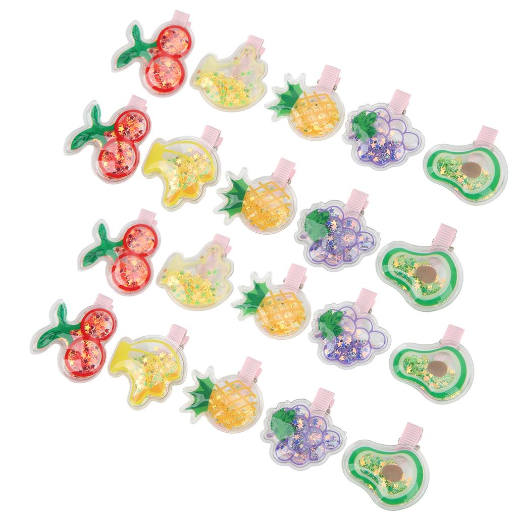 Buy 20pcs Pet Hairpins Fruit Pattern Various Colors Small Pet Hair