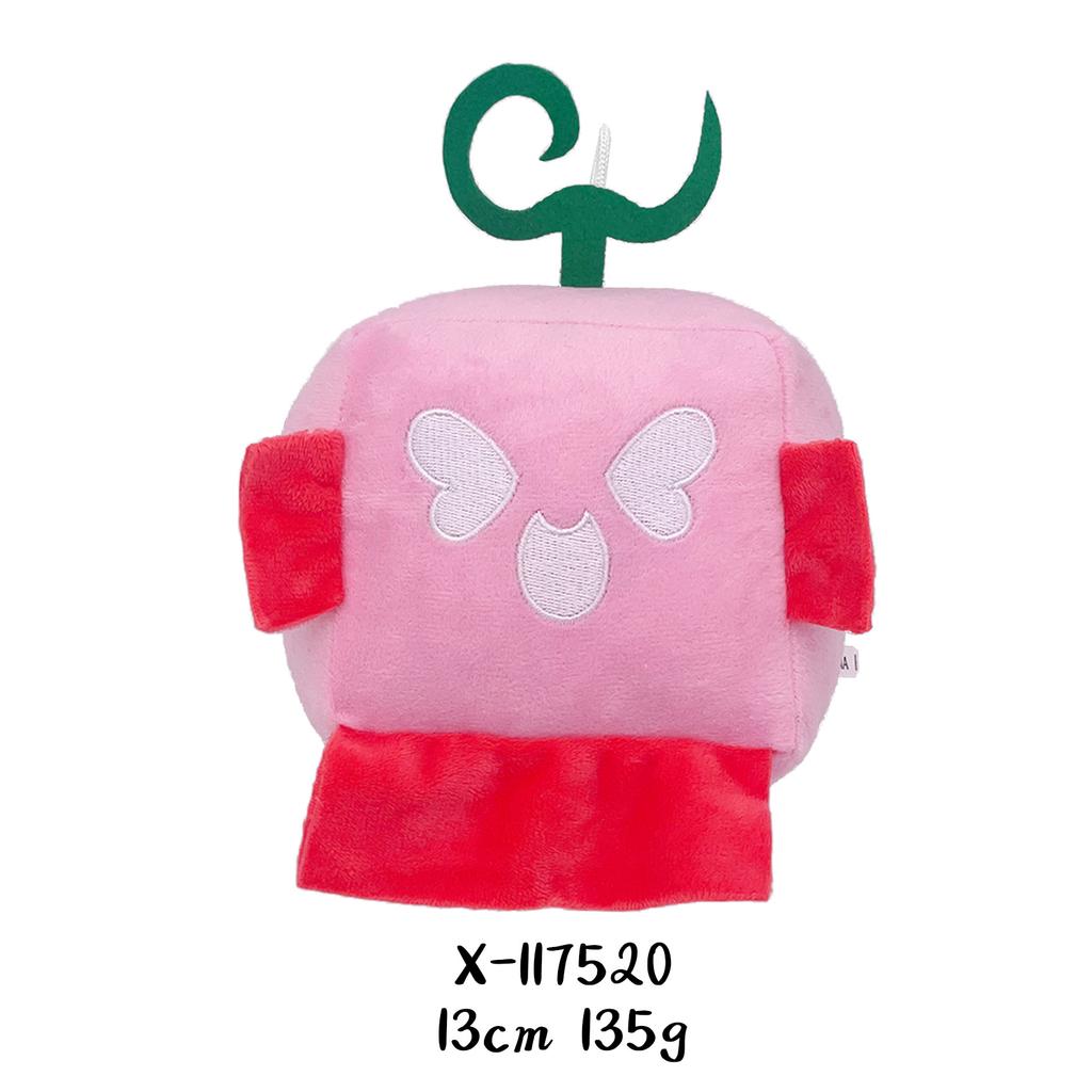 Blox Fruits Anime Game Plush Toy Fruit Leopard Pattern Box Plushies Toy 13-16cm Soft Stuffed Fruits Toy Christmas Gift For Kids