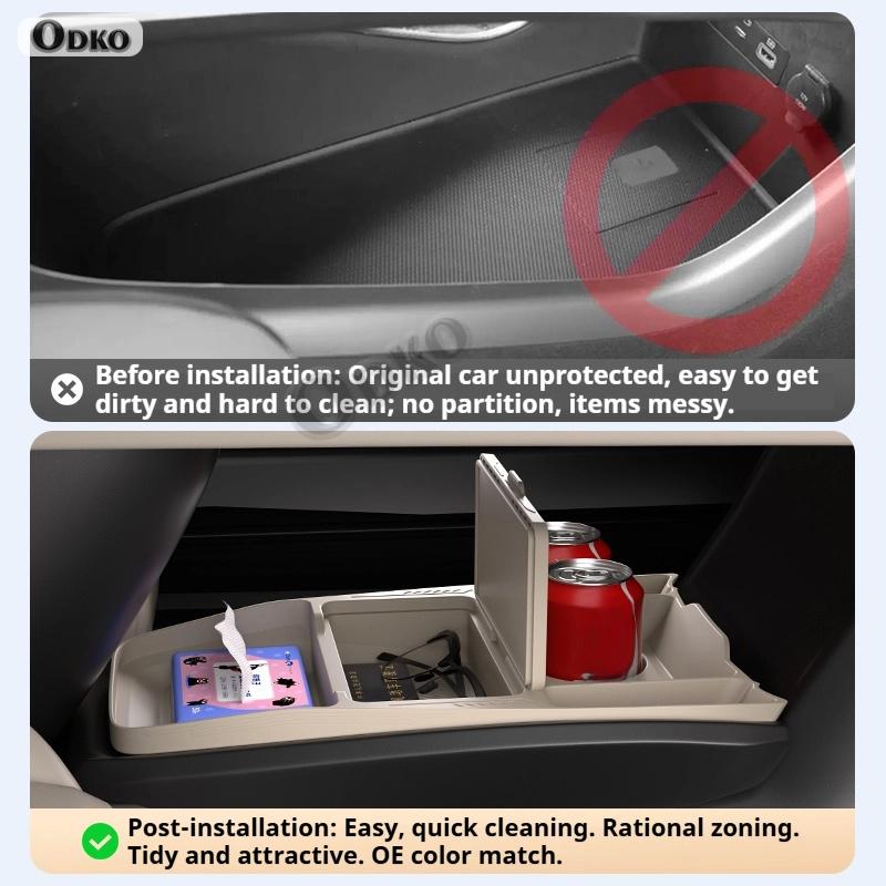 For Lynk&Co Z10 Silicone Storage Box Center Console Under Layer Modification Special Car Interior Accessories Organizer