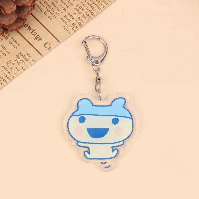 Acrylic Gogo Tamago Q Version Mobile Phone Chain Mametchi Kuchipatchi Mimitchi Gozarutchi Key Chain Cell Phone Pendant Gifts