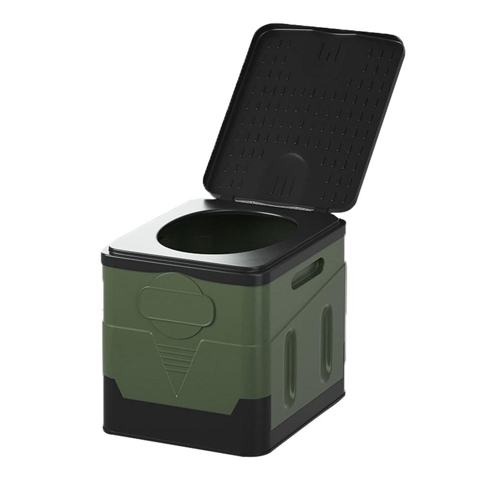 Toilettes Portables, Toilettes Portables Améliorées pour Adultes Camping, Toilettes de Camping Hautes Portables pour la Maison/Camping/Bateau/Randonnée/Longs Voyages