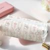 1Pcs School Office Supplies Gifts Cartoon Bow Cat Pencil Pouch Large Capacity Pen Bag Stationery Storage Bag Small Makeup Bag