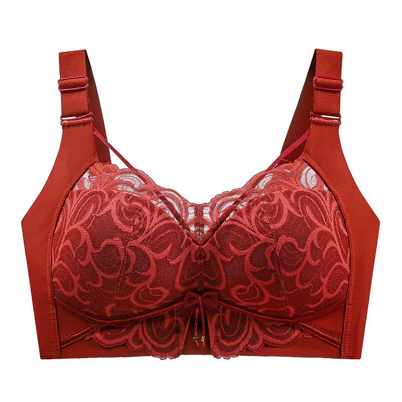 Adjustable Lingerie for Women Slim Gathered Bra Cinched Accessory Breast Anti Sagging Top Support Bra