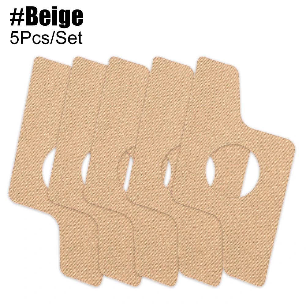 5Pcs/Set Precut Kinesiology Tape Ideal For Knees – Elastic Knee Support Stability Waterproof Breathable Hypoallergenic Athletic Tape