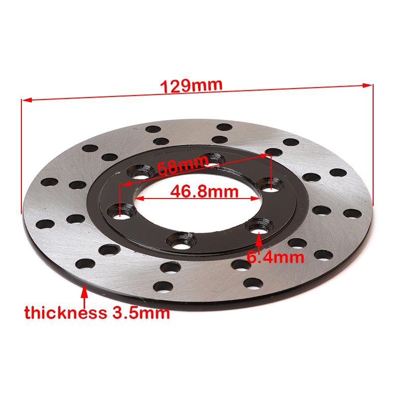 Foot brake Rear Hydraulic Double Disc Brake Caliper System With Oil Cup For 150cc 200cc 250cc ATV UTV Buggy Quad Dirt Bike Parts