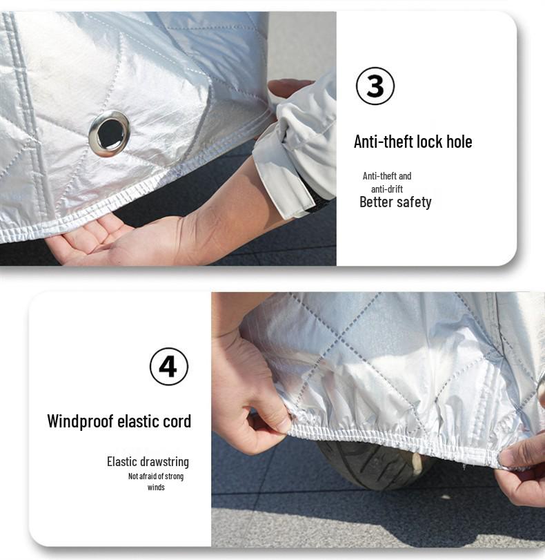 No. 9 E-Series Electric Scooter Winter Cover: Thick, Warm, Weather-Protected for Snow, Rain & Sun