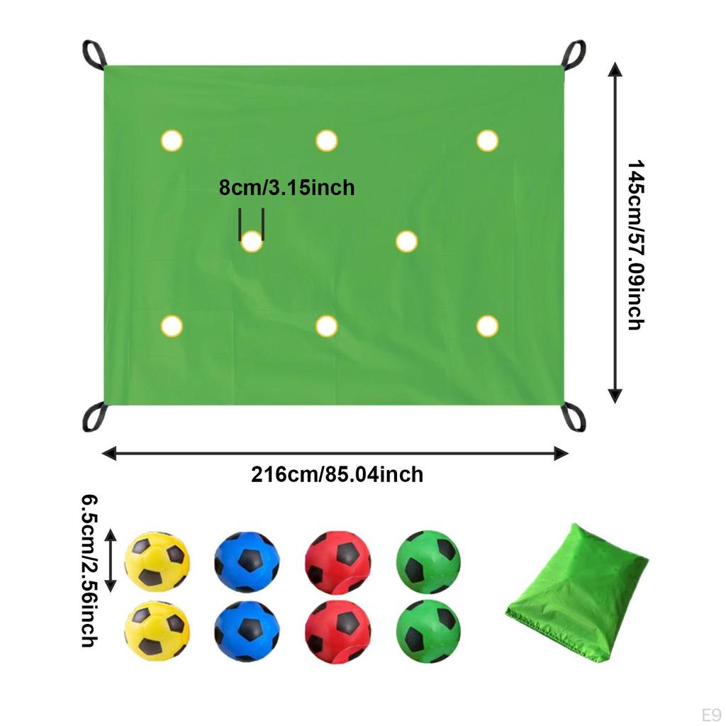 Hole Tarp Exercise Activities Coordination Interactive Outdoor with Ball Team Building Game for Park