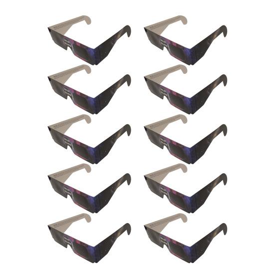 Professional Sun Glasses Solar Eclipse Glasses UV IR Filter Sun Glasses Adults Safe Shades for Direct Sun Viewing