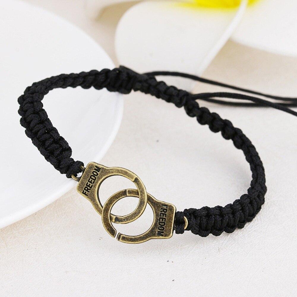 Retro For Women Adjustable Handmade Bracelets Men Jewelry Handcuffs Charm Bracelets Accessories Friendship Girl Couple BraceletsVintage Wrist Bracelet