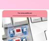 Moa Theme 87-Key Wired Mechanical Gaming Keyboard – Cute PBT Design for Office or E-sports