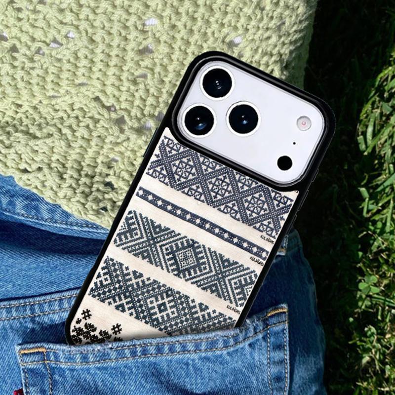 Latvian Ethnic Sun Tree Luxury mobile phone case Compatible with IPhone 17 16 15 14 13 12 11Pro Max 17 Air cover