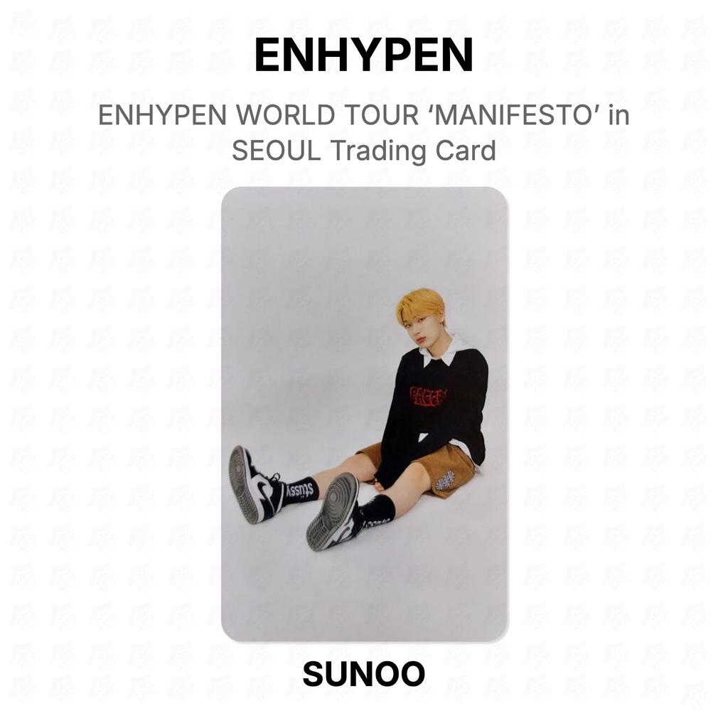 ENHYPEN WORLD TOUR ‘MANIFESTO’ in SEOUL Trading Card Official Photocard