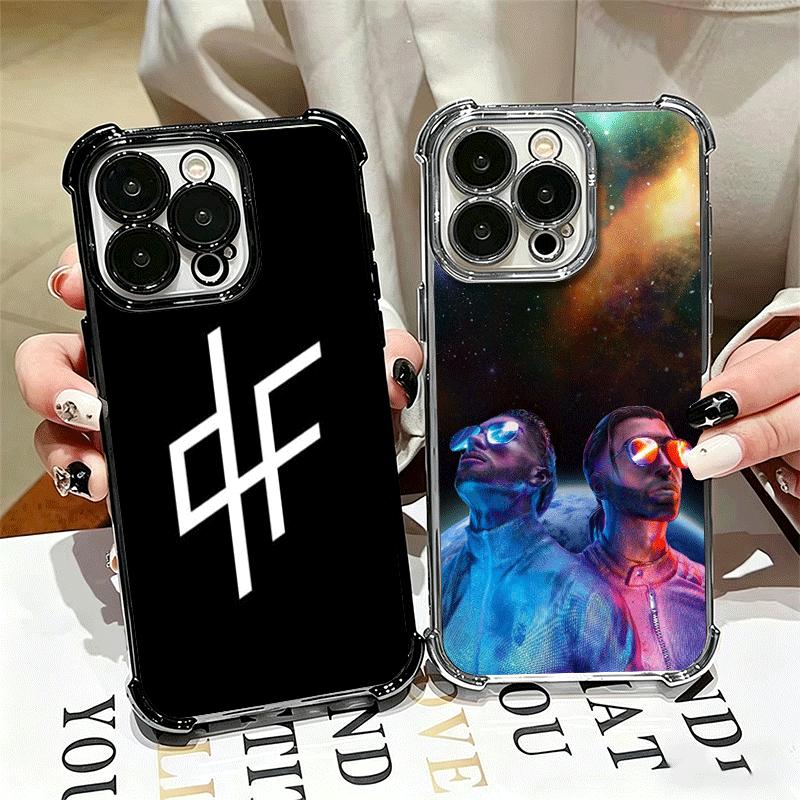 PNL QLF Rapper Singer Soft Phone Case For iPhone 15 16 17 Air 14 Pro Max 16E Plus 13 12 Mini Plating Anti-Fall Fundas
