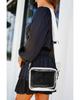 Azura Exchange Clear PVC Leather Strap Crossbody Bag - Pu Leather