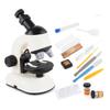 Children Students Rotatable Microscope Home Laboratory Adjustable 100X 400X 1200X Magnification Times LED Microscopes Magnifier