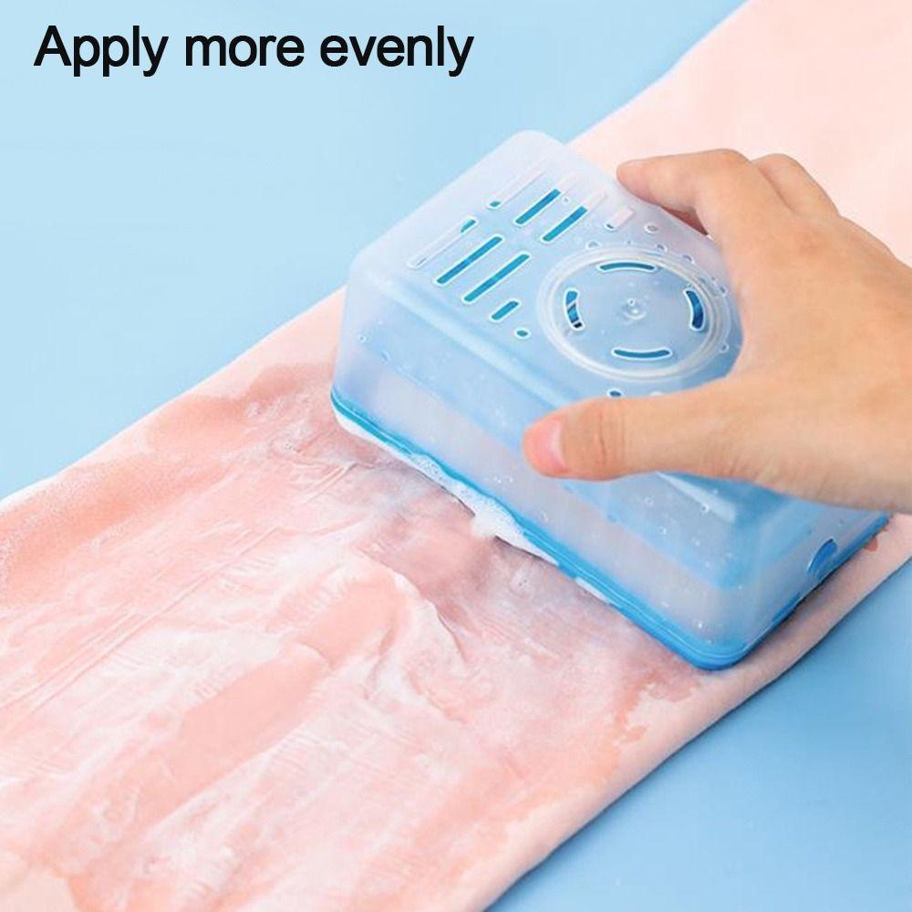 Hand Free Roller Type Scrubbing Soap Box Creative Foaming Double Layer Soap Holder Household Bathroom Multifunctional Soap Box