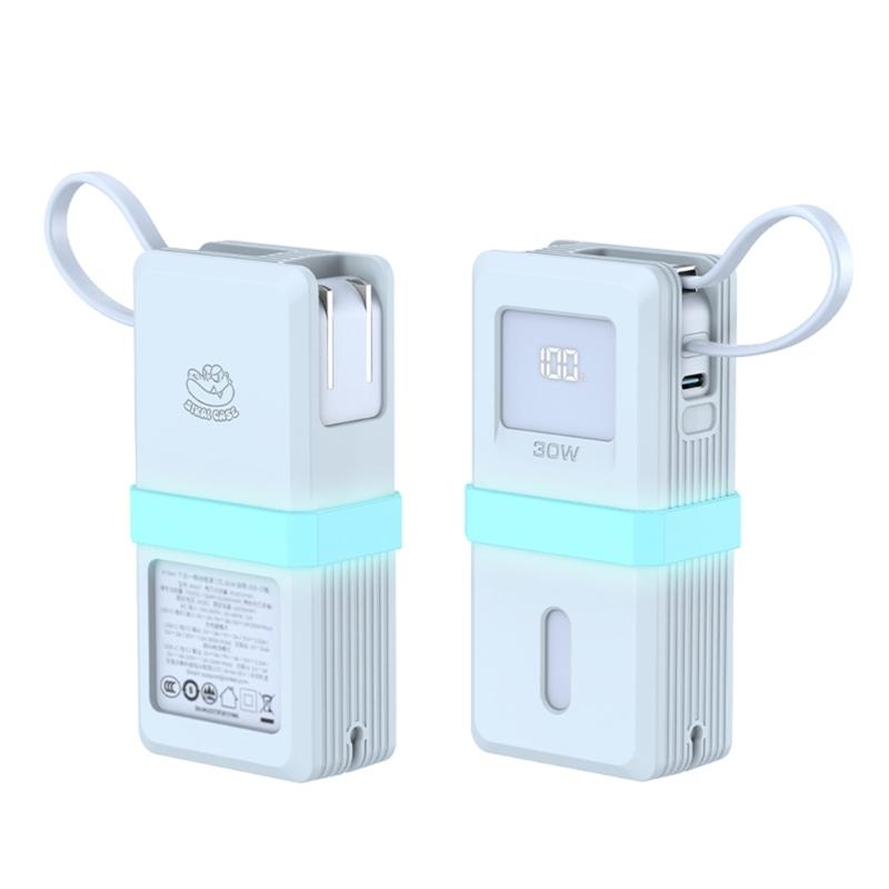 Shockproof Chargers Case Housing Universal Fit For Power Backup Nonslip Silicone Cover Easy Snap Installation Material