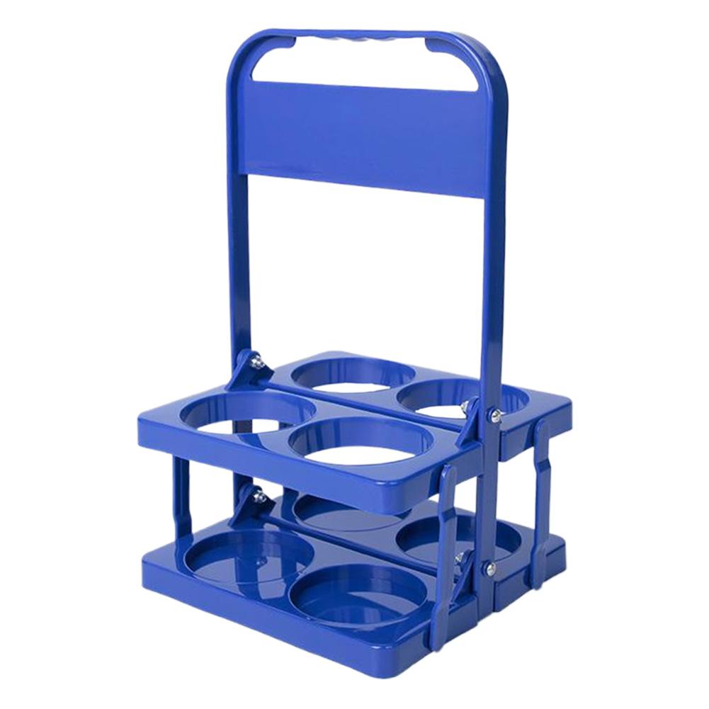 4/6 Hole Foldable Beverage Carrier with Handle Drink Delivery Carrier Multi-Function Drinks Holder for Water Bottle