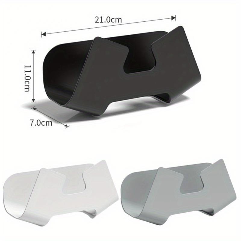 1pcs PP Pot Lid Holder Wall-Mounted Hanging Holder For Pan Pot Cover Rack Plastic Kitchen Storage Rack Kitchen Organizer