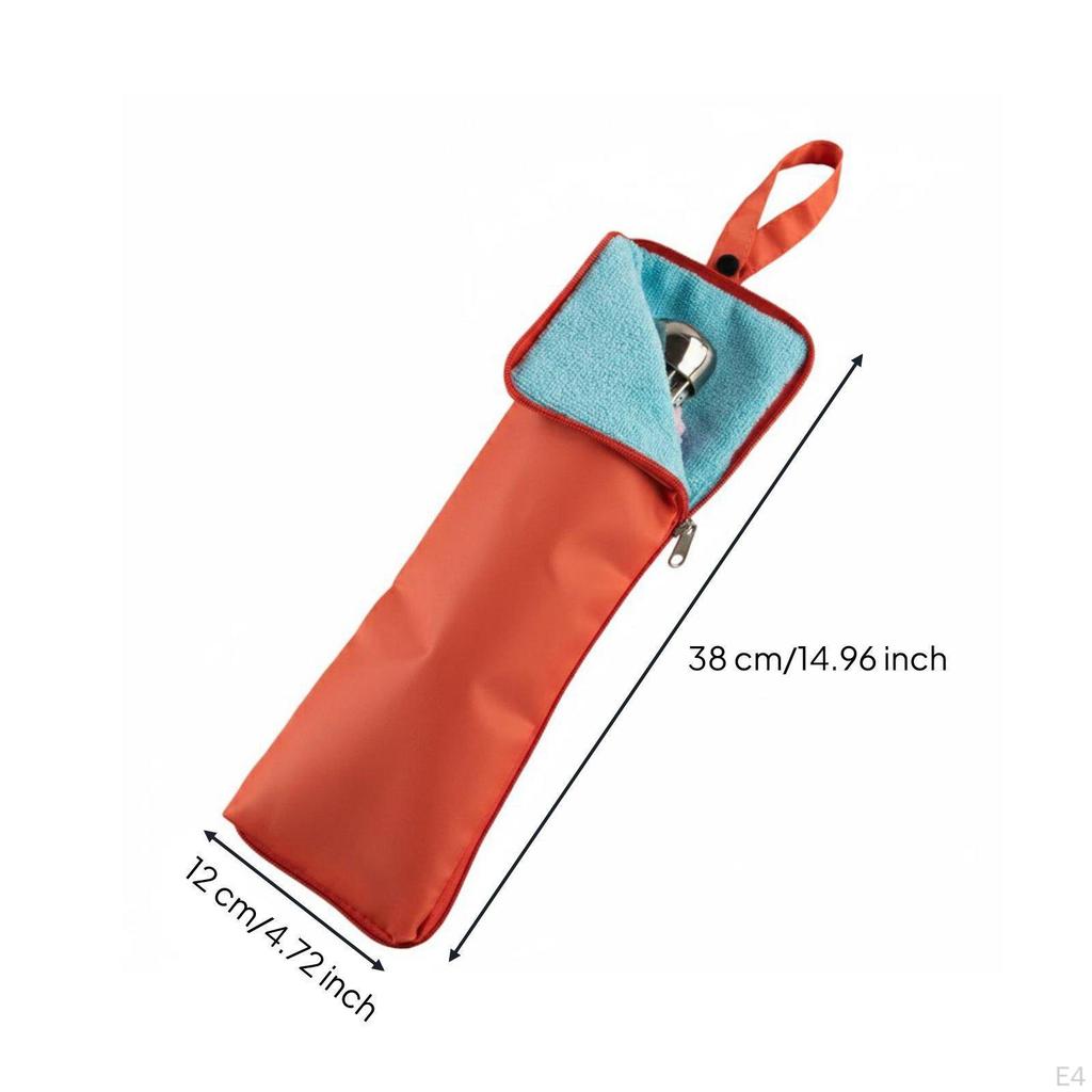 Portable Wet Umbrella Case Hangable Absorbent Rain Gear Pouch Foldable for Travel, Handbag, Backpack