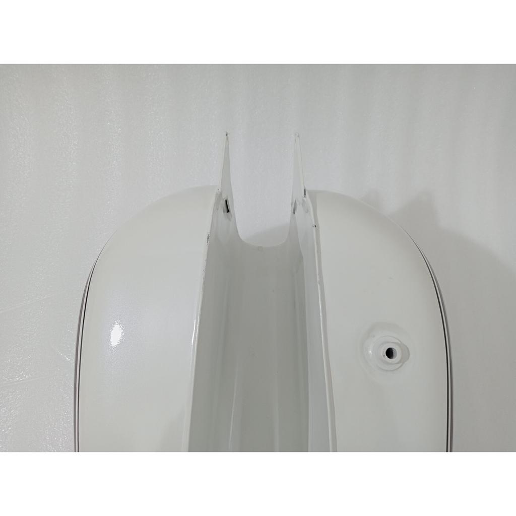 PUCH 250 TF 1952 250Cc White & Chrome Steel Petrol Fuel Tank With Cap |Fit For