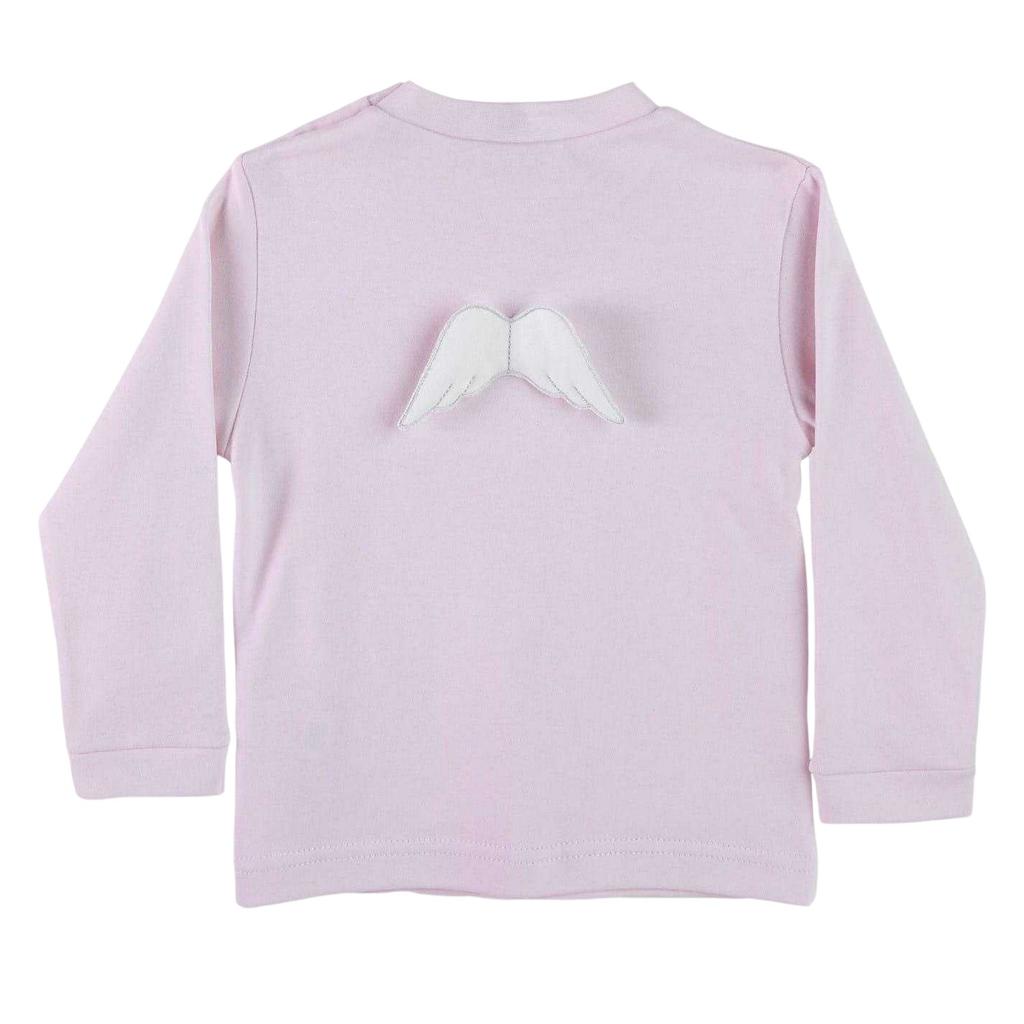 Baby Gi Baby Angel Wing Crew Neck Top And Trousers Set