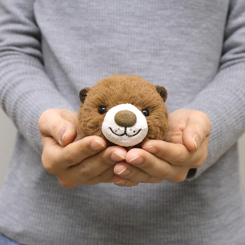 SunLemon Baby Animals Small Chinchilla WH 8 x 20 x 7 cm Plush Toy Baby Animal Cute Fluffy Animal Stuffed Animal Photoshoot P-1233