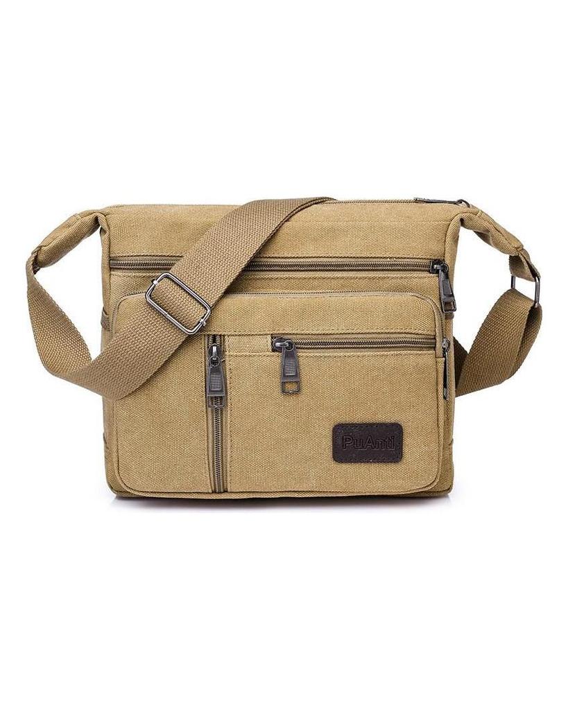 Men Canvas Shoulder Bags Casual Tote Travel Men's Crossbody Bag Luxury Messenger Bags Fashion High Quality Handbag