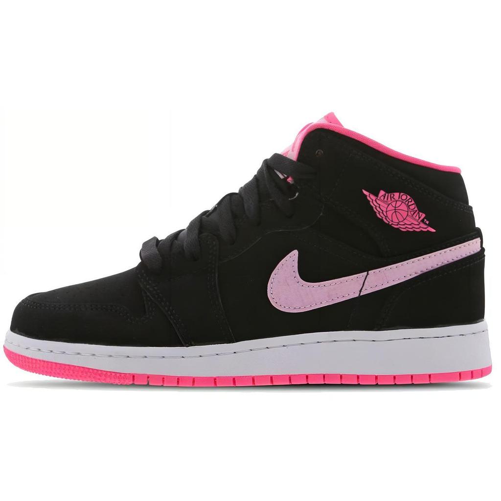 Jordan 1 Mid GS Black Digital Pink 555112-066