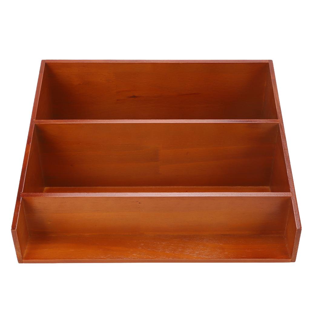 Vintage Displayplank Houten 3 Laags Opslag Vrijstaand Wandmontage Decoratief Bureau Rek voor Koffiekopje Parfum