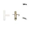 5/10/15 Sets Automatic Rabbit Drinking Spout Kit Galvanized Duckbill Type Water Nozzle OD 8.5mm Tee&Spring Poultry Cage Fittings