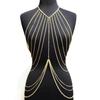 Multilayer Women Body Chain Harness Female Chest Chain Shiny Sexy Accessories Waist Jewelry Body Decoration