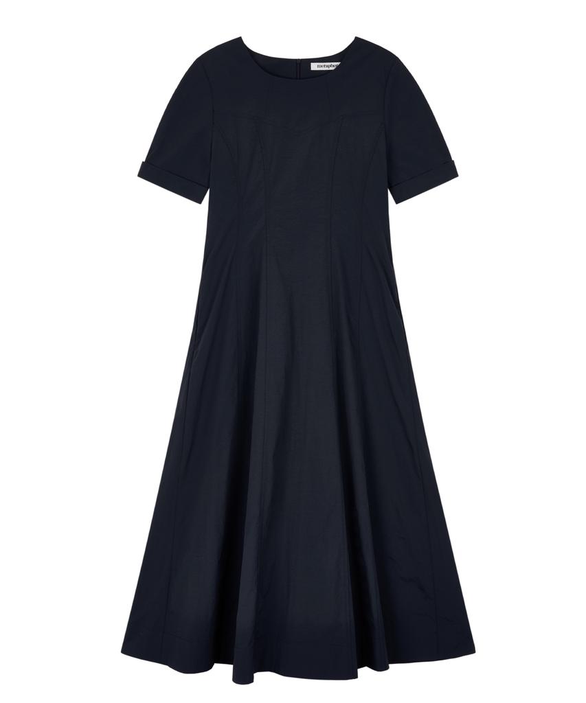 Metapeo Met Sweet Flare Dress Metaphor Navy